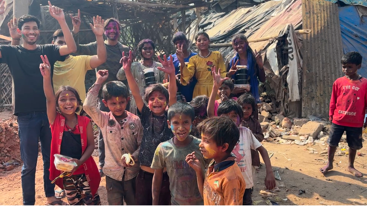 Holi celebration